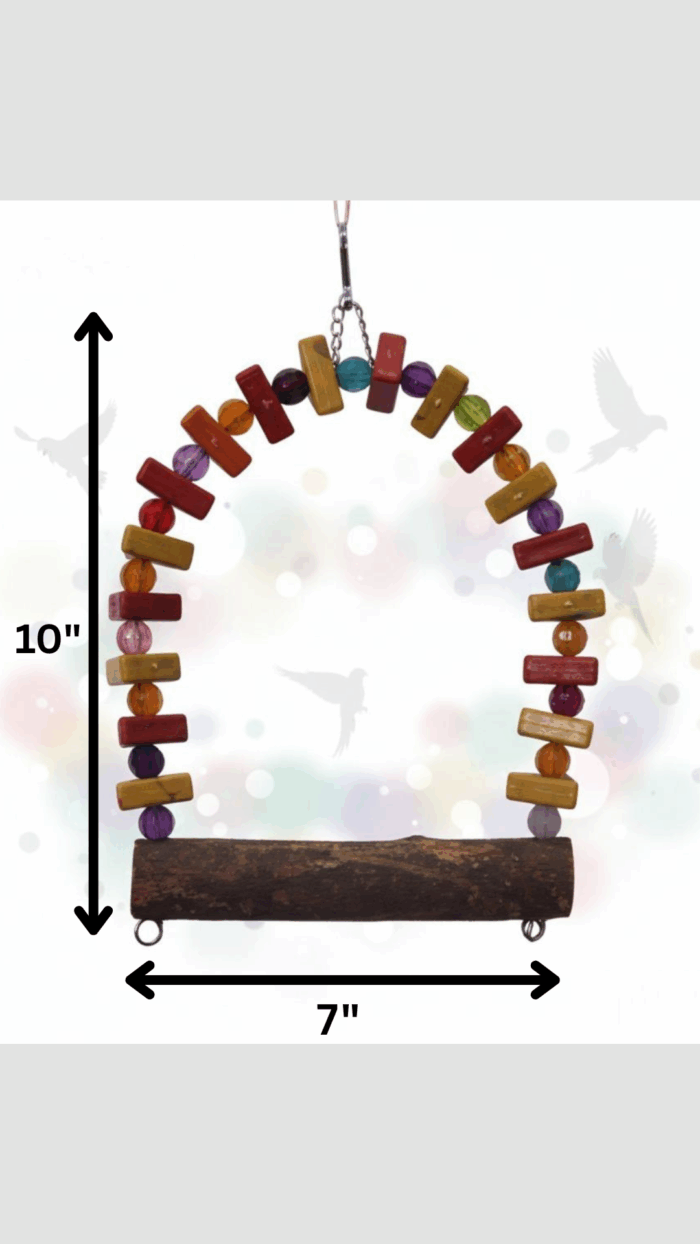 Bird Swing (7x10) inches