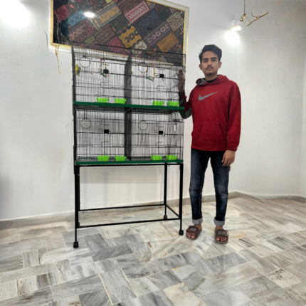 4 Portion Cage (18"*18"*18") With Trolly