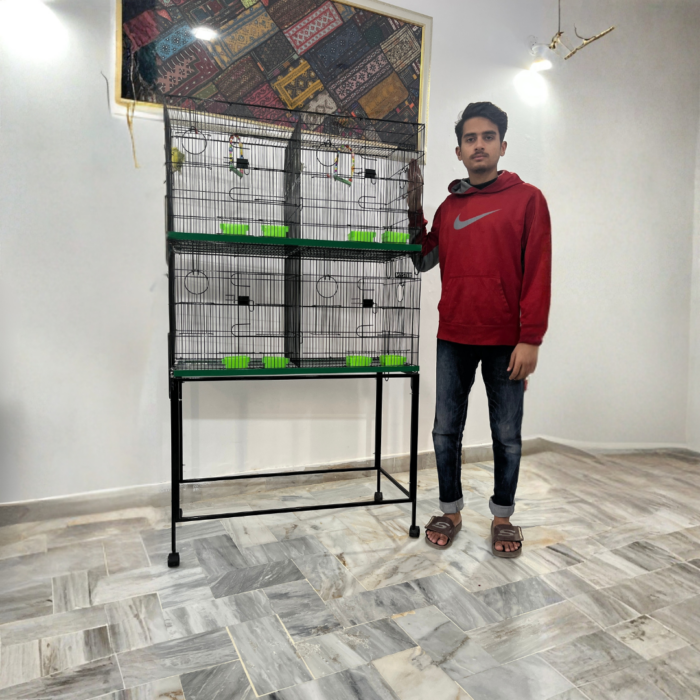 4 Portion Cage (18"*18"*18") With Trolly